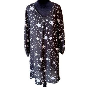 Decree Star Patterned Lined Dress/Tunic